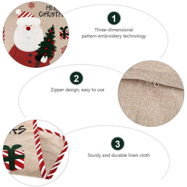 

cushion/decorative pillow 1pc christmas decorative cover household lovely xmas pillow-slip