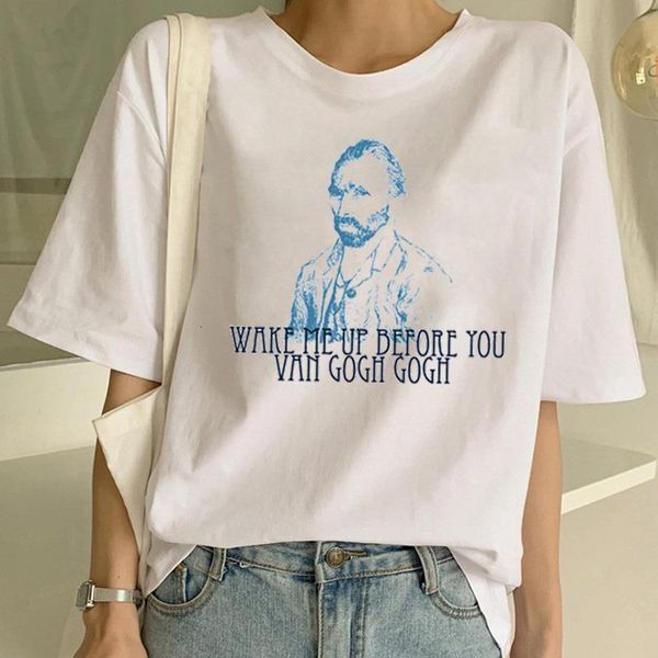 

zoganki summer short sleeved women tshirt women's graphic tees female fashion tee shirt casual round neck t-shirts, White