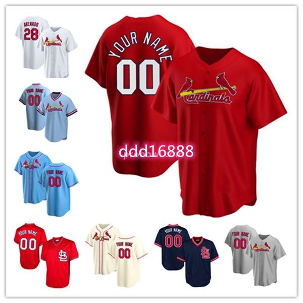 

custom 28 nolan arenado 46 baseball jerseypaul goldschmidt jersey matt carpenter cardinal ozzie smith harrison bader stan men's cool ba, Blue;black