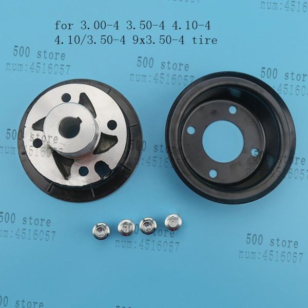 

motorcycle wheels & tires 3.00/3.50/4.10-4 4.10/3.50-4 9x3.50-4'' 4 inch alloy rims electric scooter wheel hub for bike