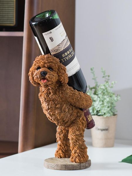 

decorative objects & figurines european style wine rack home decoration accessories modern creative resin ornament ev dekorasyon aksesuarlar