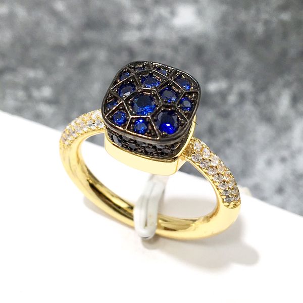 

personality eternal love iced out couple rings woman bee hive zircon copper plating 18k gold ring for women fashion engagement sisters jewel, Silver