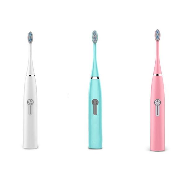 

smart electric toothbrush sonic battery adults waterproof oral care ultra-clean