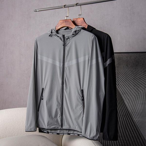 

men's jackets smooth niche design_ outdoor skin clothes for summer, Black;brown