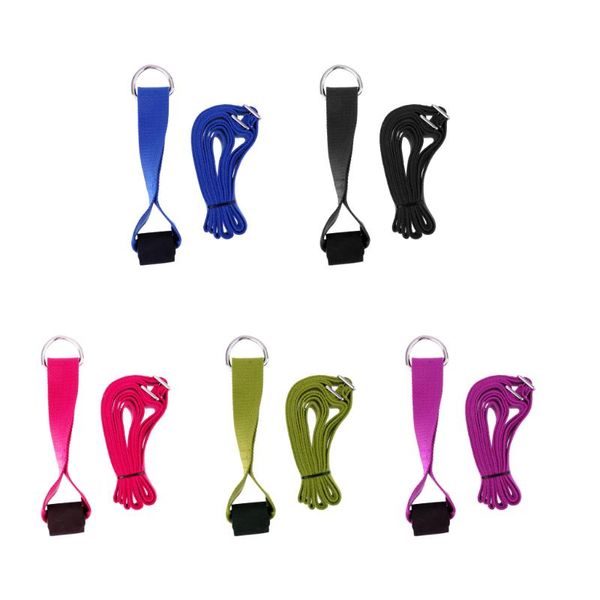 

resistance bands magideal adjust yoga ballet dance leg stretcher door band foot fitness belt easy install flexibility stretching strap