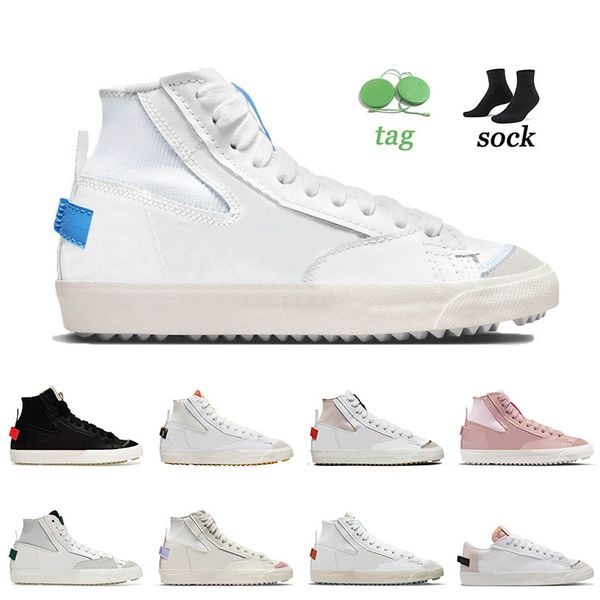 

white university blue 2022 blazer mid 77 running shoes jumbo black bright crimson low pink oxford floral sunflower outdoor trainers sneakers