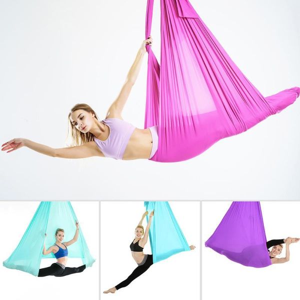 

swing hammock silk yoga anti-gravity indoor yoga pilates gym hanging belt rope for household sporting ornaments