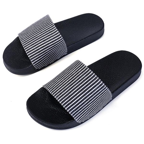 

slippers 2021 fashion comfy slides women sandals thick soles outdoor beach shoes, Black