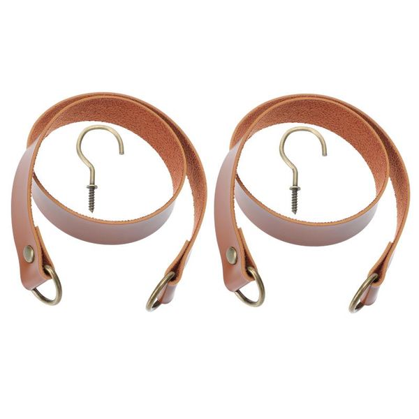 

curtain & drapes 2sets leather tiebacks clip buckles stylish accessories
