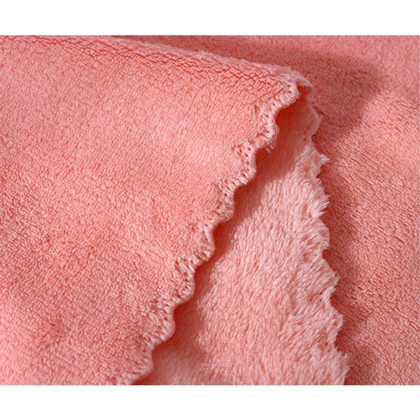 

towel 30*60cm soft corals fleece well-absorbing bath for home hand face shower won't solid colors re