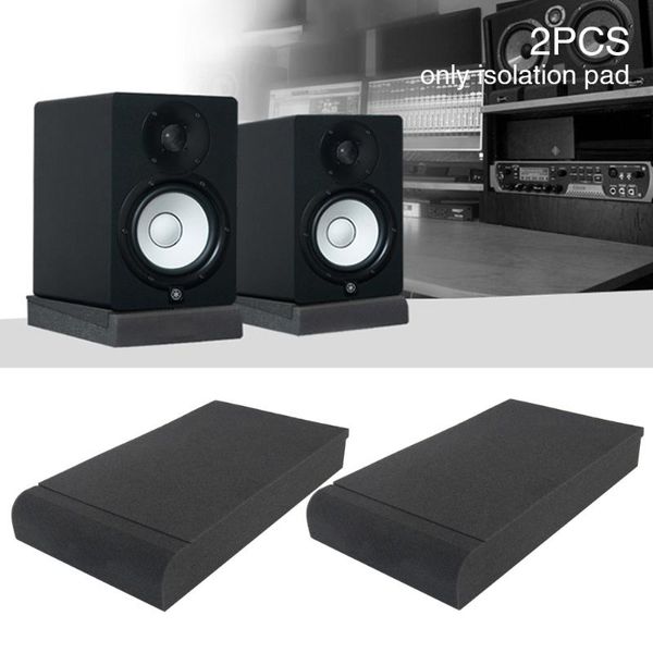

computer speakers 2pcs speaker base studio monitor subwoofer high density soundproof adjustable angle reduce vibration isolation p