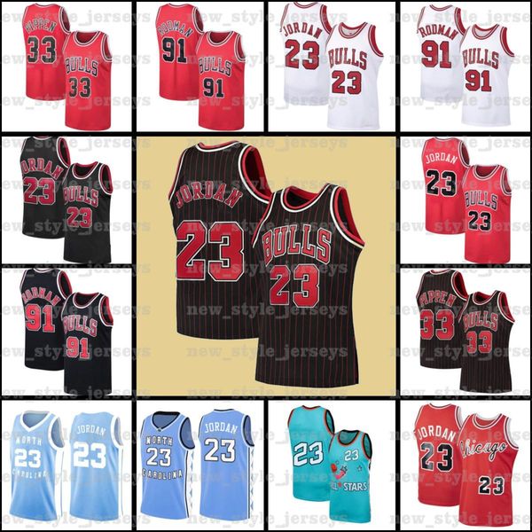 

michael kid jordon chicago bulls jersey 91 dennis scottie rodman 33 pippen ncaa x6 mitchell ness hardwood basketball jerseys, Black;red