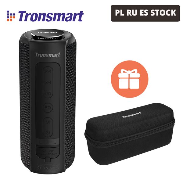

in stock tronsmart element t6 plus tws portable bluetooth speaker tf/sd card 40w 15 hours outdoor portable mini speaker