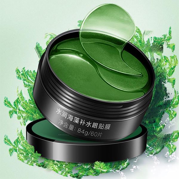 

seaweed hydrating green eye care mask remove dark circle bag firming patch 60 pieces