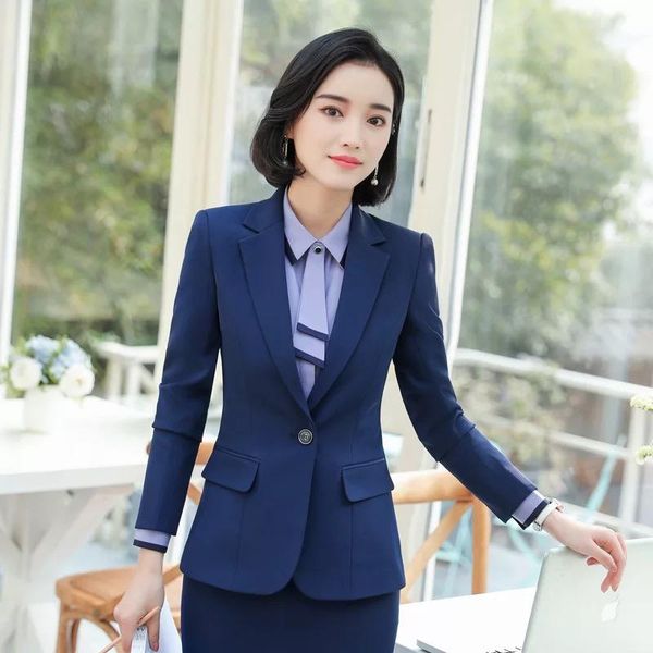 

women's suits & blazers women formal blazer jacket office lady work business coat fashion casual windbreaker 2021 autumn winter clothin, White;black