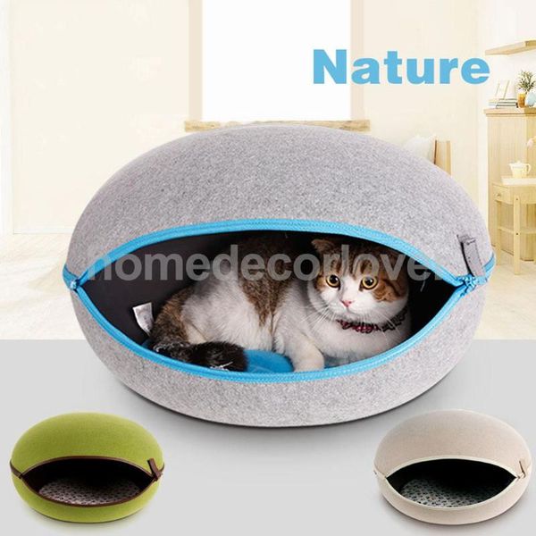 

pet dog cat egg shaped house cushion dog bed kennel removable multicolor