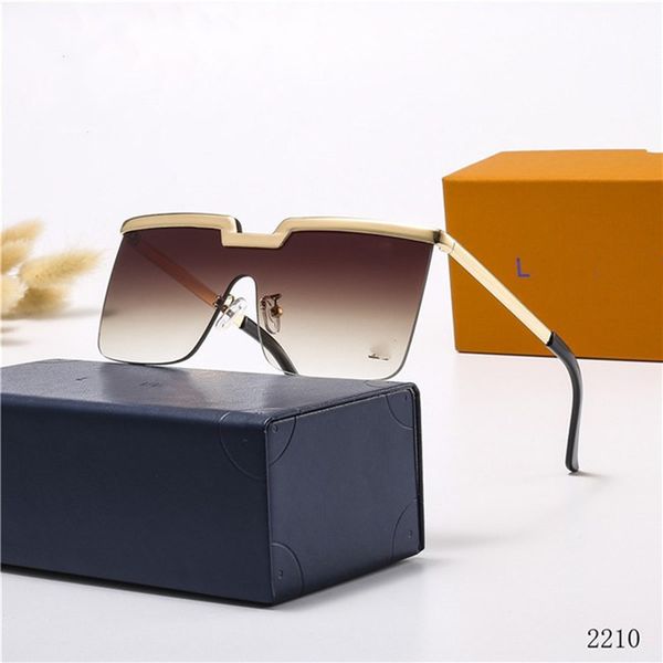 2022 Designer-Sonnenbrille, luxuriöse Sonnenbrille, stilvoll, modisch, hochwertig, polarisiert, für Herren und Damen, Glas, UV400, Sommerstil