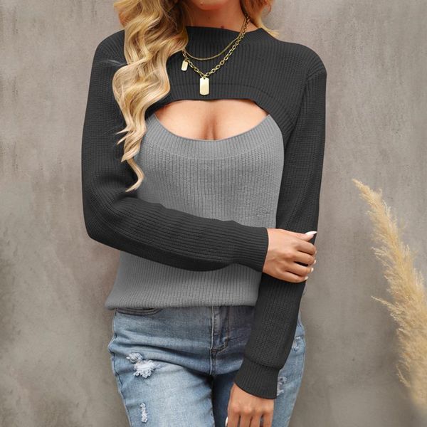 

women's sweaters and pullovers bare chest slimming solid color wool knit sweater base female women coat arrival, White;black