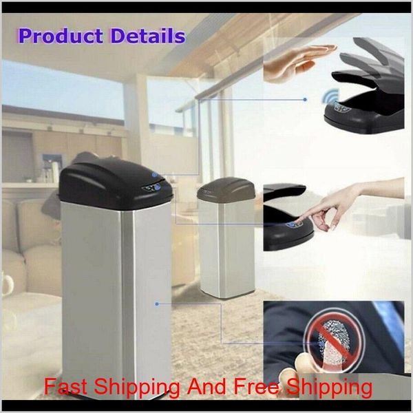 

new 13 gallon touch-sensor matic stainless-steel qylszg dh_seller2010