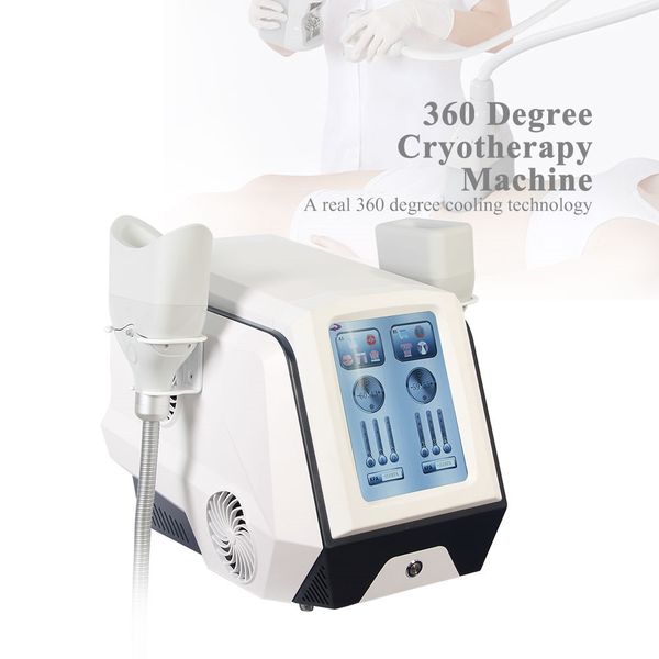 

manufacturer 360 cryolipolysis fat ing slimming machine cool cryotherapy cellulite reduction double chin removal equipment with 5 handles cr