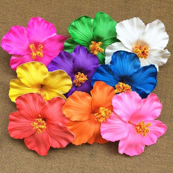

hair clips 9pcs bohemian style simulation flower beach bobby hairpin for girls