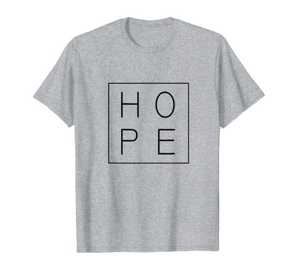 

the value of hope in love t shirt, White;black