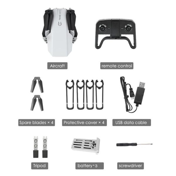 

new kf609 4k hd camera rc mini foldable drone with wifi fpv selfie optical flow stable height quadcopter rc helicopter toy