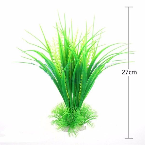 

decorations arrivals 27cm eco lovely green artificial simulation water plants for fish tank aquarium decor accessories