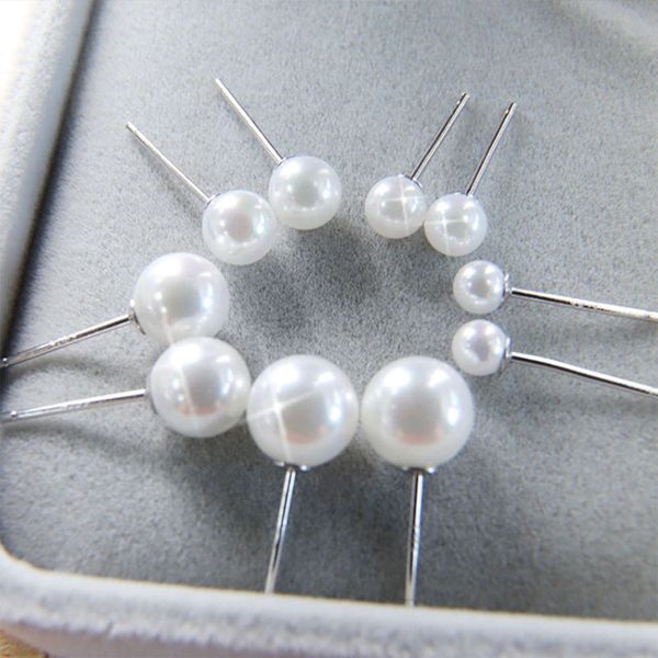 

pearl earrings earrings net red sterling simple temperament female shell bead