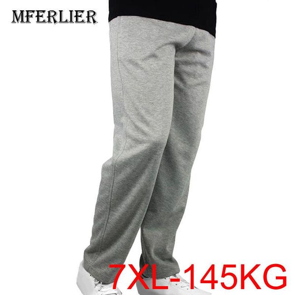 

men's pants mferlier autumn spring men 5xl 6xl 7xl plus size weight 140kg large 5 colors, Black