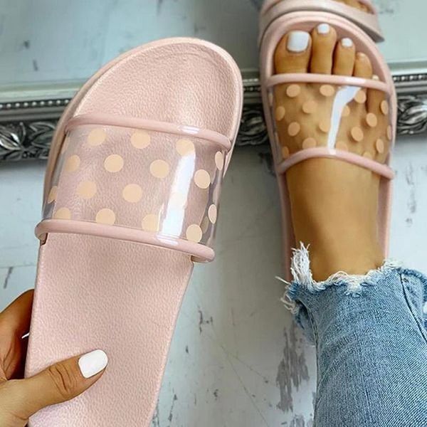 

slippers fashion women summer beach slide sandals transparent flip flops thick bottom men couple ladies zapatillas mujer, Black