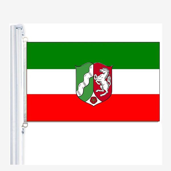 

north rhine westfalen state flags 90 x 150 cm, 100 % polyester, digitaldruck