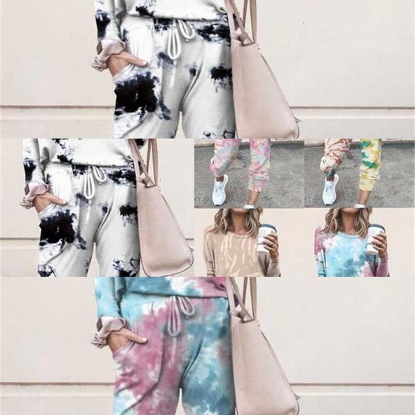 

factoryqfmiand printed 2020 winter leisure home autumn wear long sleeve women's suit, Black;white