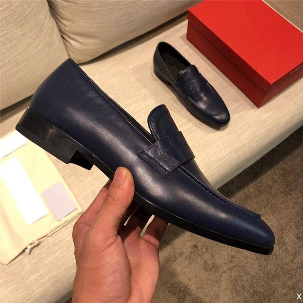 

q4 2020 luxury men oxfords shoes male formal shoes patent leather designer men brogues shoes lace-up bullock business dress 11, Black