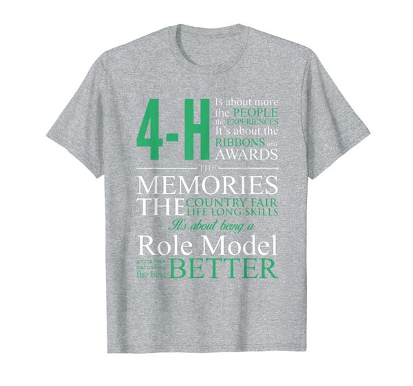 

4-H Experience Is More Than Ribbons And Awards 4H T-Shirt, Mainly pictures
