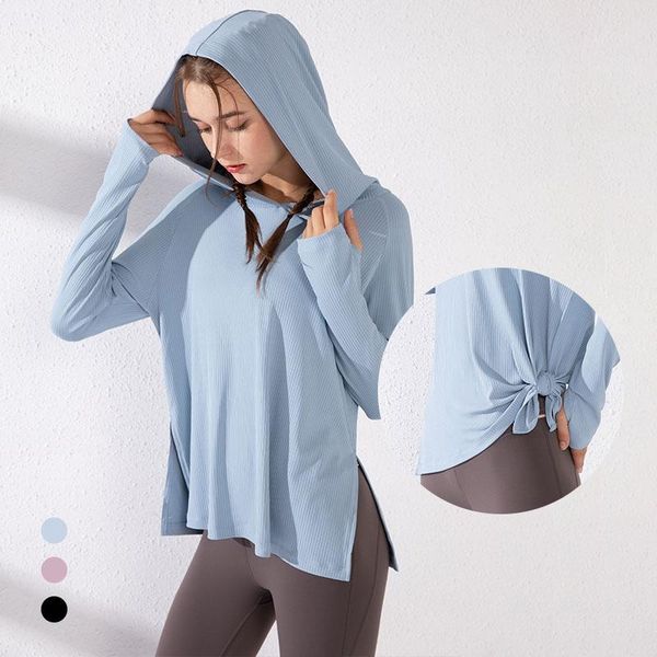 

yoga outfits autumn t-shirt suit loose quick dry fitness long sleeve running cover up net red large sport for women, White;red