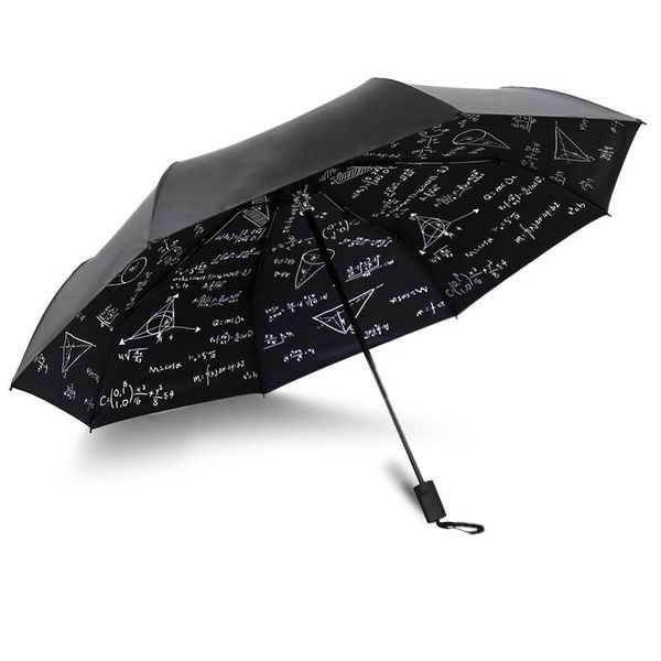 

umbrellas parasol automatic umbrella black women 3 folding uv outdoor rain pocket ultralight garden regenschirm gear eb50ys