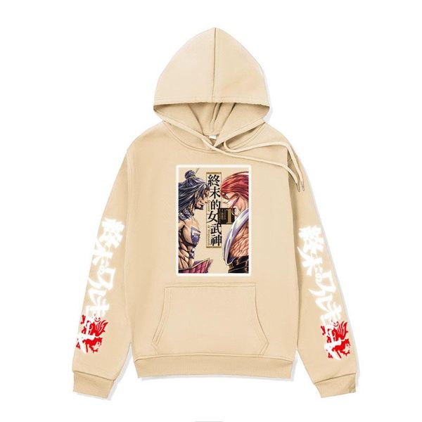 

men's hoodies & sweatshirts kawaii manga record of ragnarok usachan anime sweatshirt long sleeve pullover harajuku men women itself ove, Black