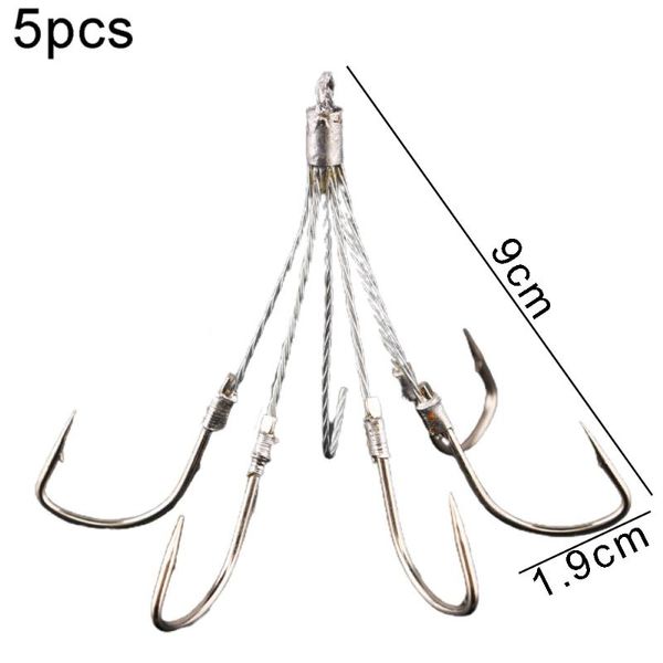 

fishing hooks 5/6/8 claw high carbon steel barbed super sharp hook tackle