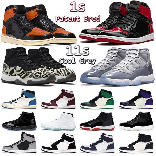 

men jumpman basketball shoes 1s patent bred bordeaux game royal twist shadow 2.0 11s cool grey cap and gown citrus mens women trainers outdo