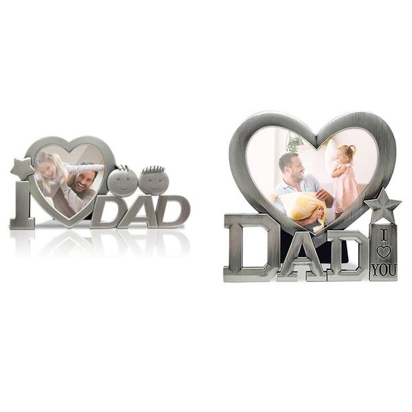 

frames metal father's day dad po clip frame gift picture props birthday gifts