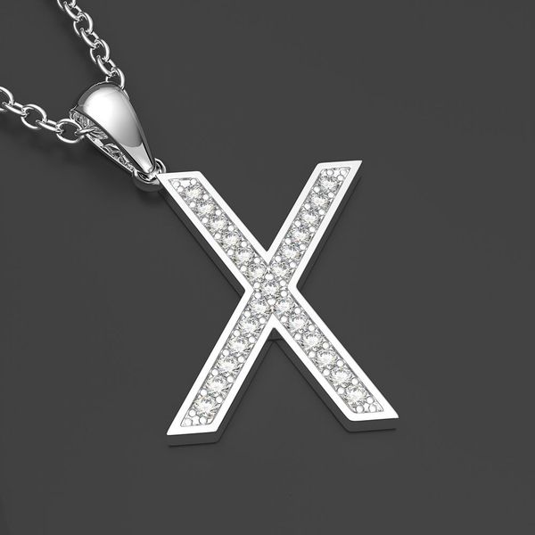 

hbp luxury creative new japanese and korean x-letter pendant fashion simple clavicle chain net red girl friend gift, Silver
