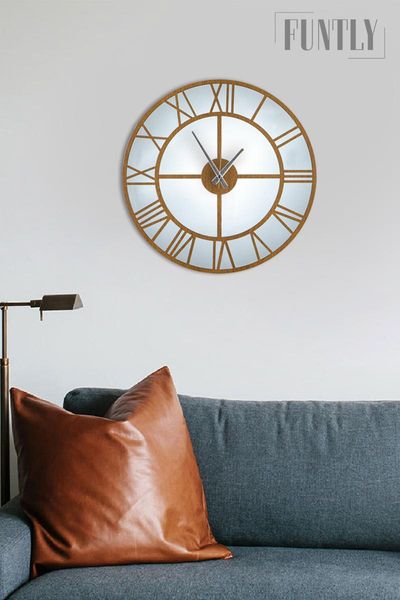 

wall clocks wood black clock decorative elegant abstract design kitchen inside the living room