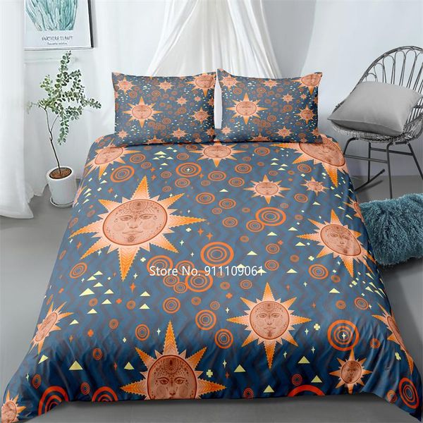 

bedding sets shangshen cartoon set sun 3d printed duff cover pillowcase black deluxe room decor single  king size