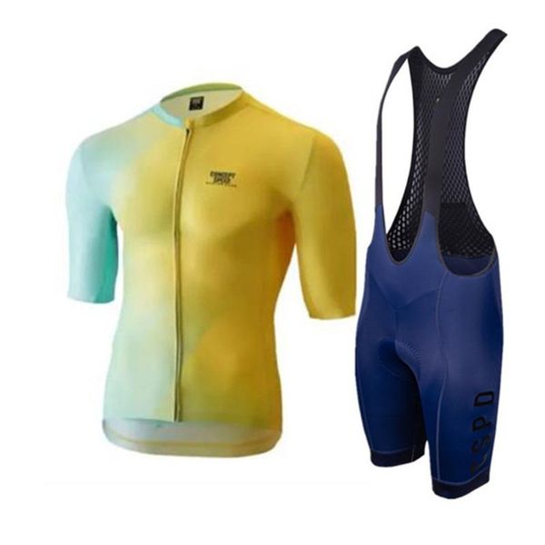 

racing sets concept-speed maglia da ciclismo set manica corta attrezzatura-da-bici men summer mtb bicycle clothing bib shorts, Black;blue