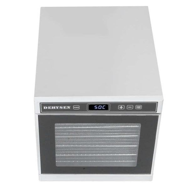 

dryer dehydrator 6 trays electric temperature adjustable 24 hours timing fruit drying machine 220v new