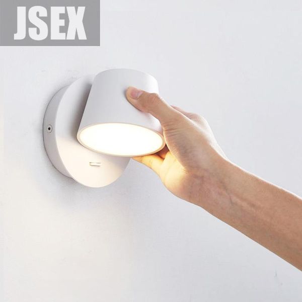 

wall lamp 350 degree rotating remote control led for reading rotation