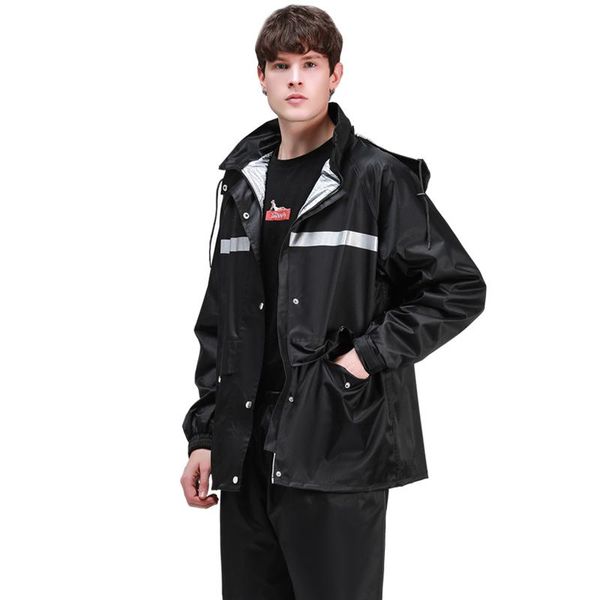 

raincoats vintage portable outdoor raincoat jacket boy impermeable motorcycle fashion waterproof chubasquero moto rain gear by50y