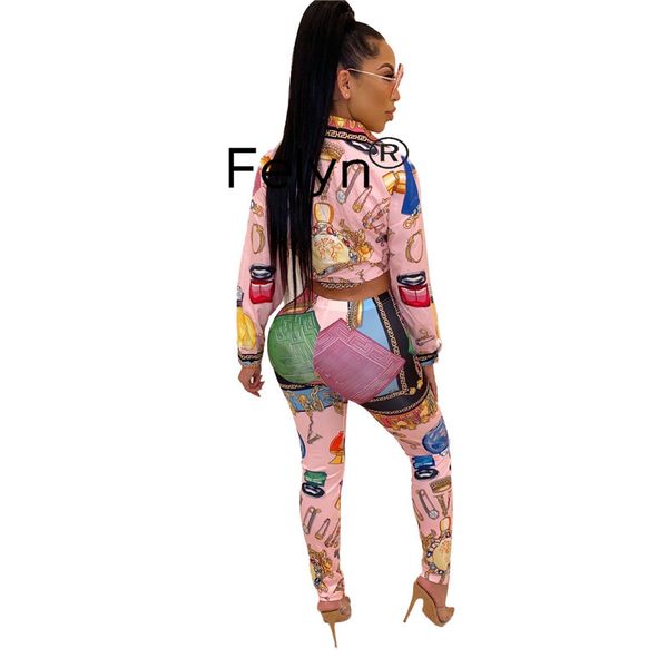 

- women's 2-piece set, elegant folding collar, trousers, 2021, new 5unh, Gray