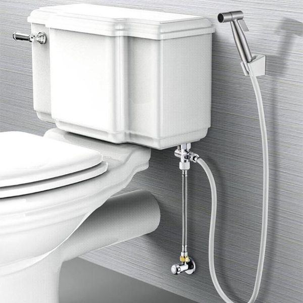 

7/8" 1/2" stainless steel bidet sprayer handheld toilet bidet faucet bathroom hand sprayer shower head women self cleaning